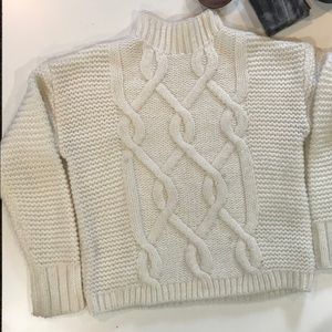 Gap Mock Neck Chunky Sweater